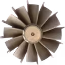 Roue de turbine Perkins CV8 360G référence 3522880