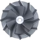 Detalle rueda compresora turbo BV43-2074DCBAA 419 18