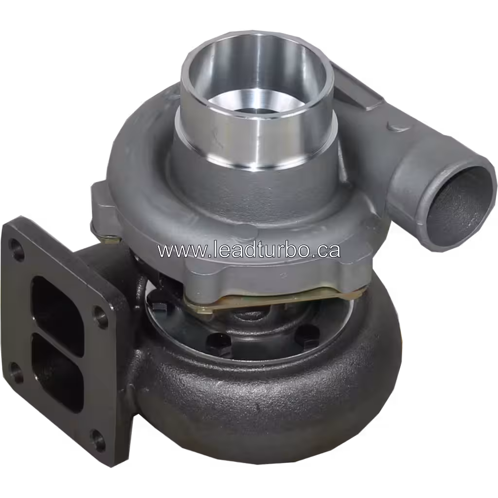 Turbo 12765218020 TO4B82 para Yanmar 6CHL-TN 45 degree view