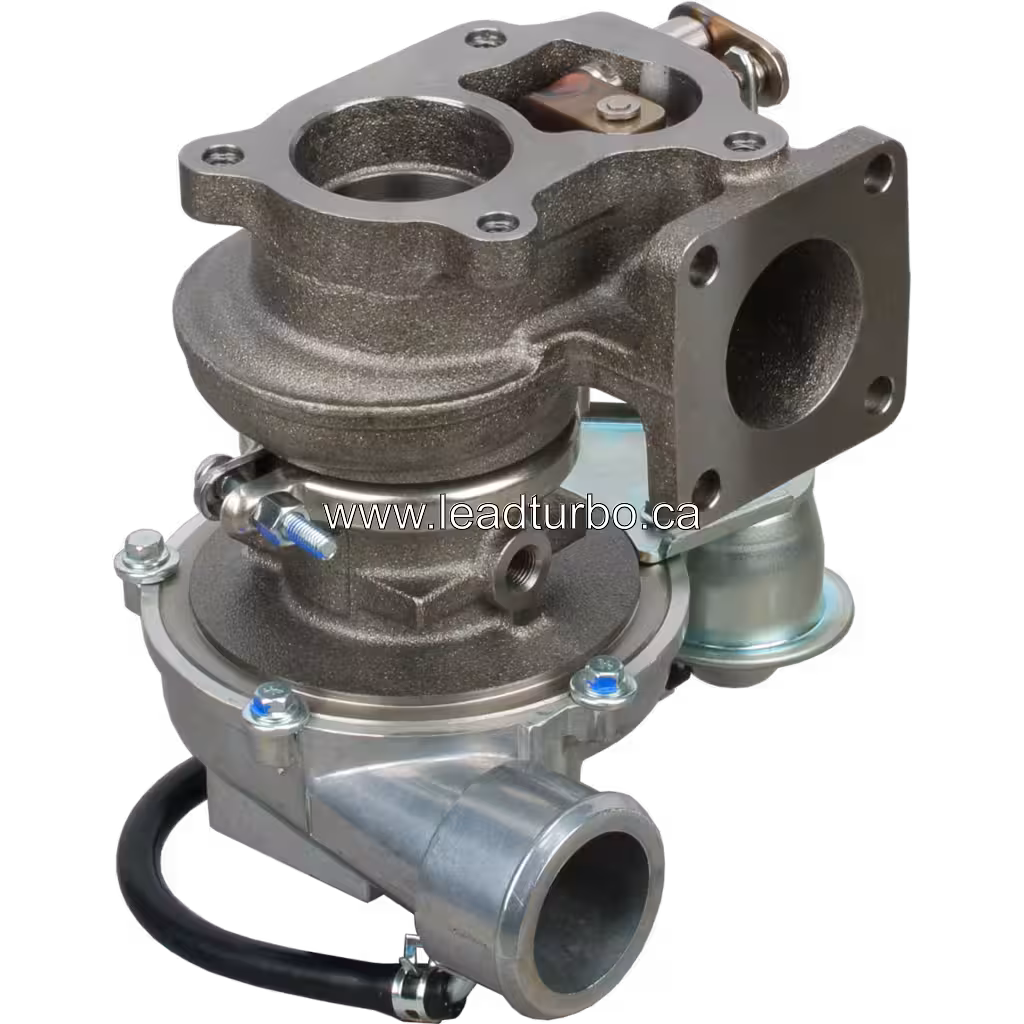 Turbo 35242096F RHF4H para Jeep Cherokee 2.5CRO (VA70) bottom 45 degree view