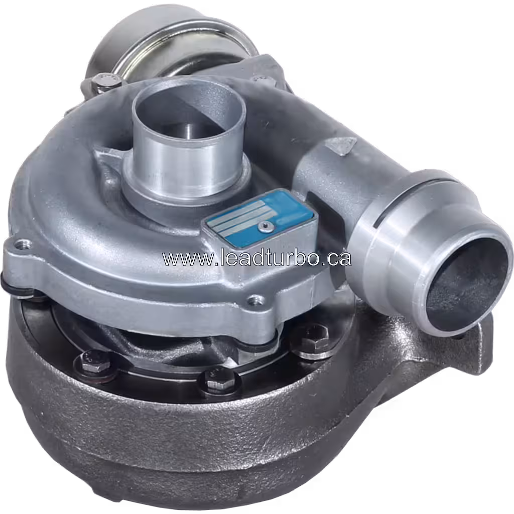 Vista frontal del turbocompresor diesel para Seat Altea y Audi A3