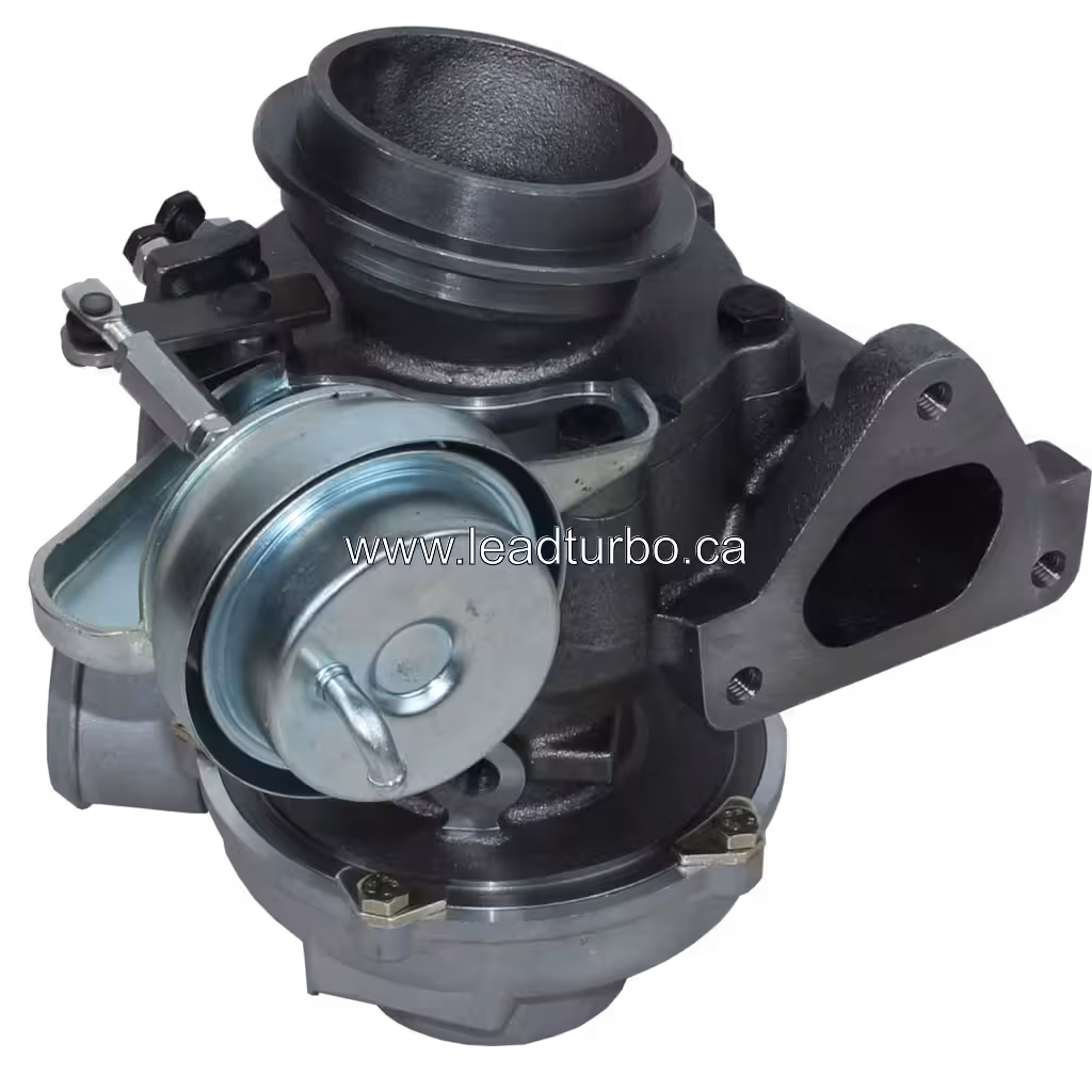 Turbolader 6460960699 Seitenansicht mit Anschluss