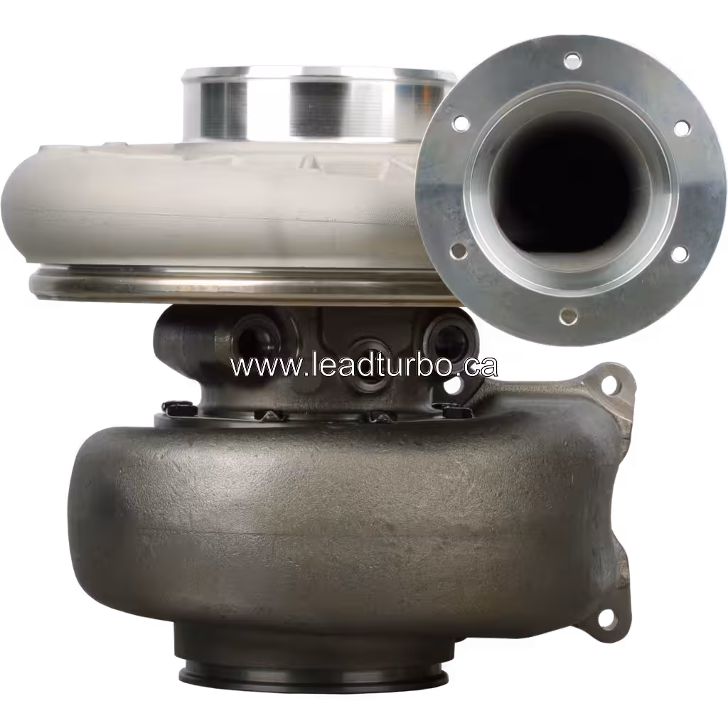 Turbosprężarka 3598329 HX82 do Cummins QSV91 widok z przodu