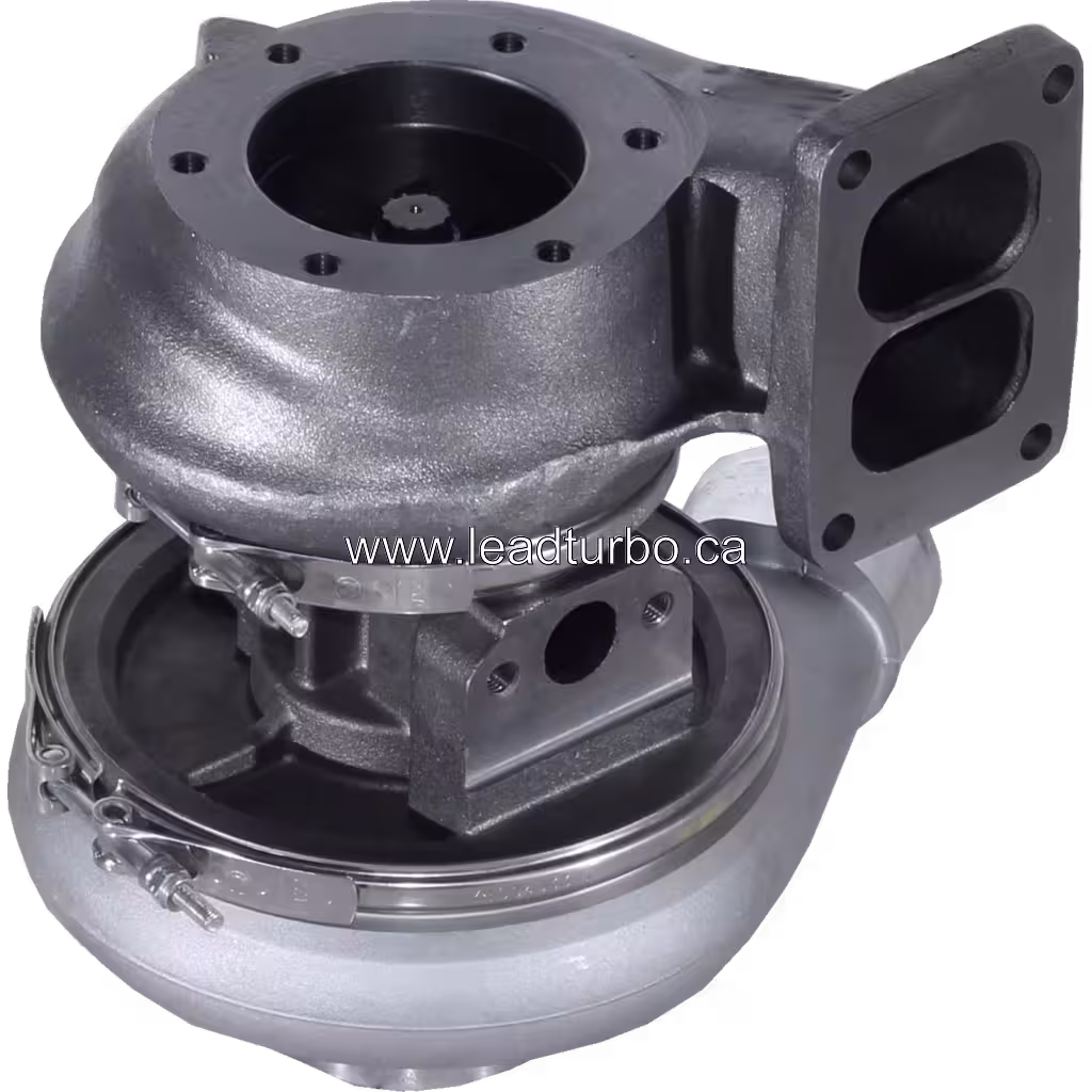 Turbosprężarka 52329703273 4LGZ352C 25 22 – Zamiennik do MAN i Renault bottom 45 degree view