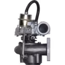 Turbosprężarka 727262-5 GT2052 widok z przodu, zamiennik do Perkins T4 40