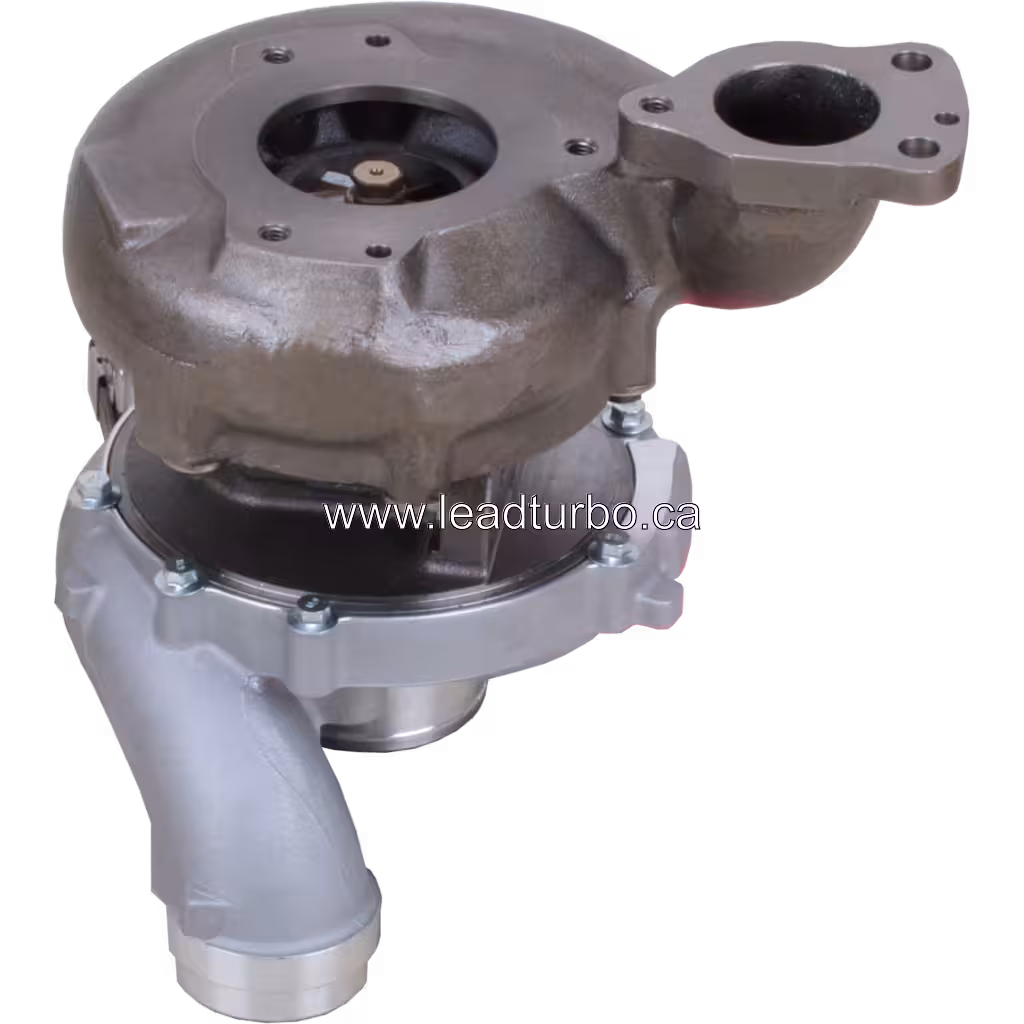 Turbosprężarka 765155-5007 GTA2056VK do Mercedes-Benz OM642 bottom 45 degree view