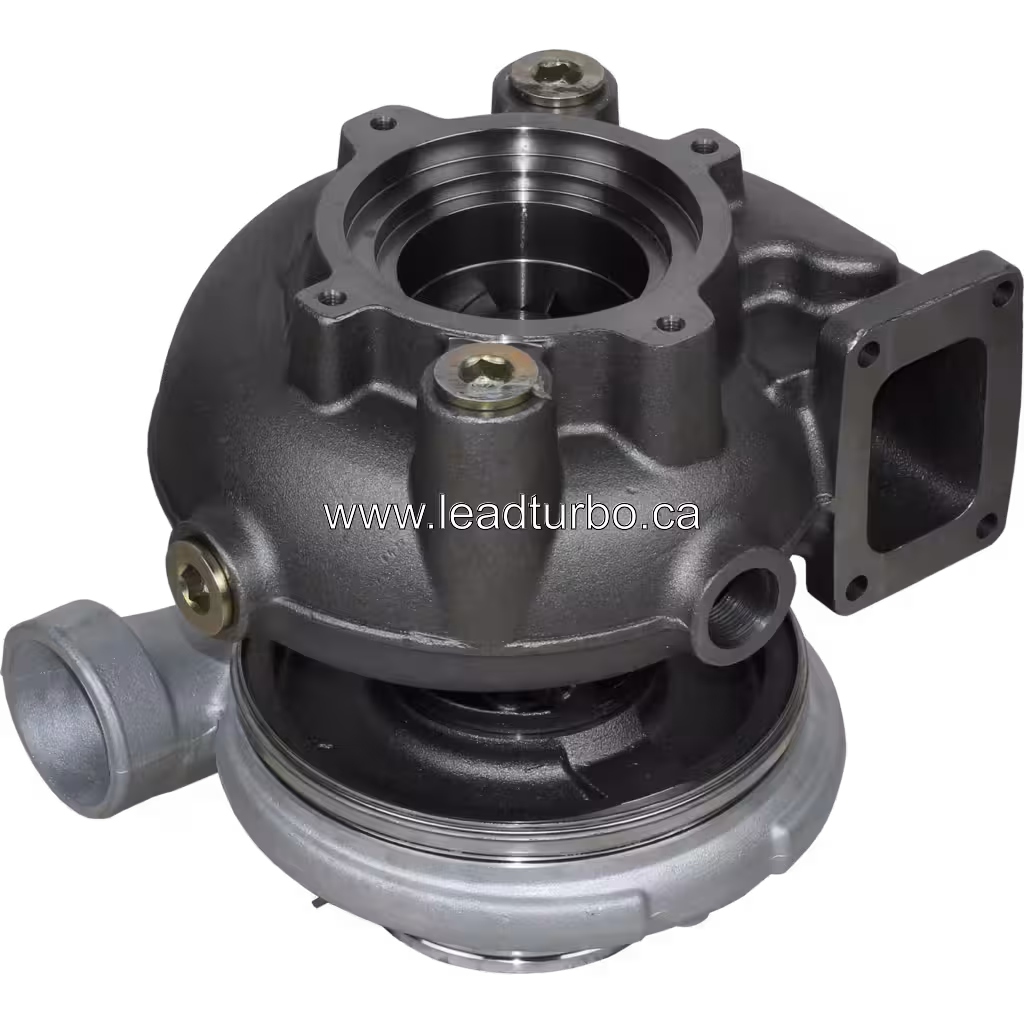 Turbosprężarka zamiennik do Cummins K19 Marine bottom 45 degree view