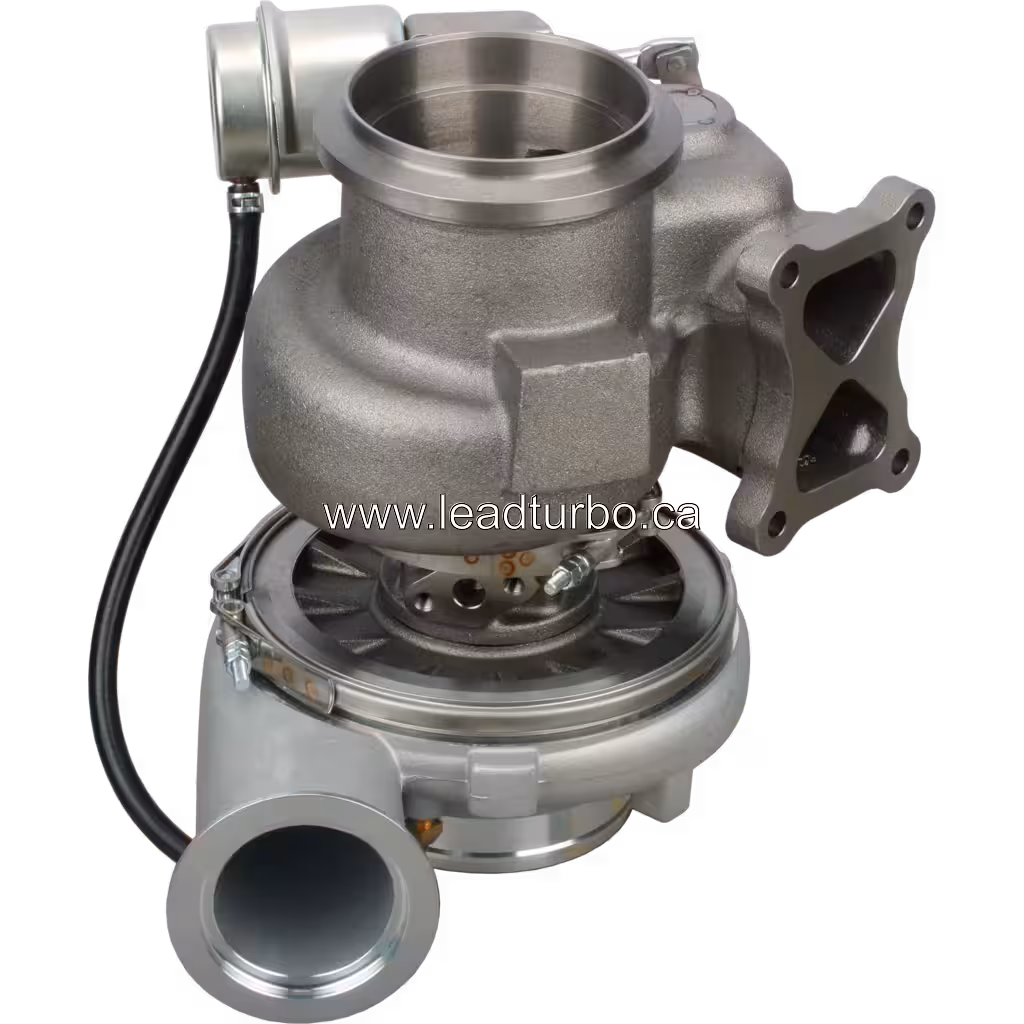 Vista frontal, replacement e inferior de 45 graus do turbocharger GTA4594BS