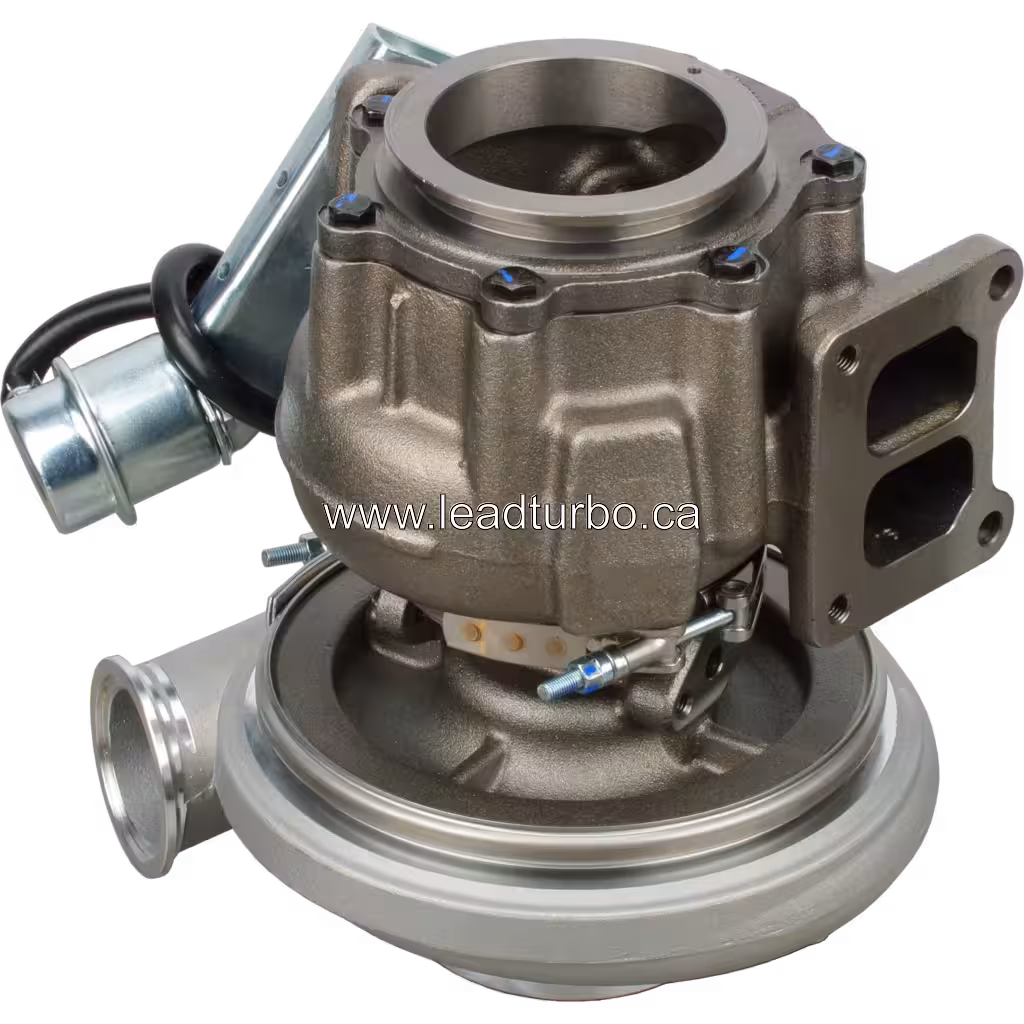 2834546 HX52W Turbocharger Replacement for Volvo MD11 bottom 45 degree view