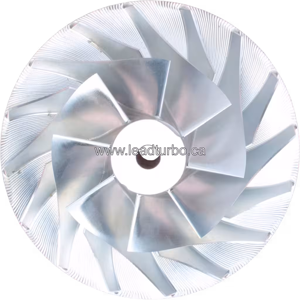 2836604A HX83 Compressor Wheel for Cummins QSK19 800HP Harvester front view
