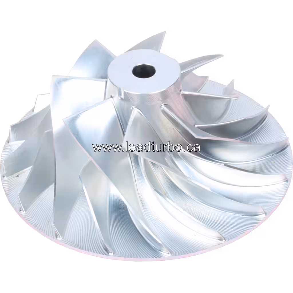 2836604A HX83 Compressor Wheel for Cummins QSK19 800HP Harvester 45 degree view