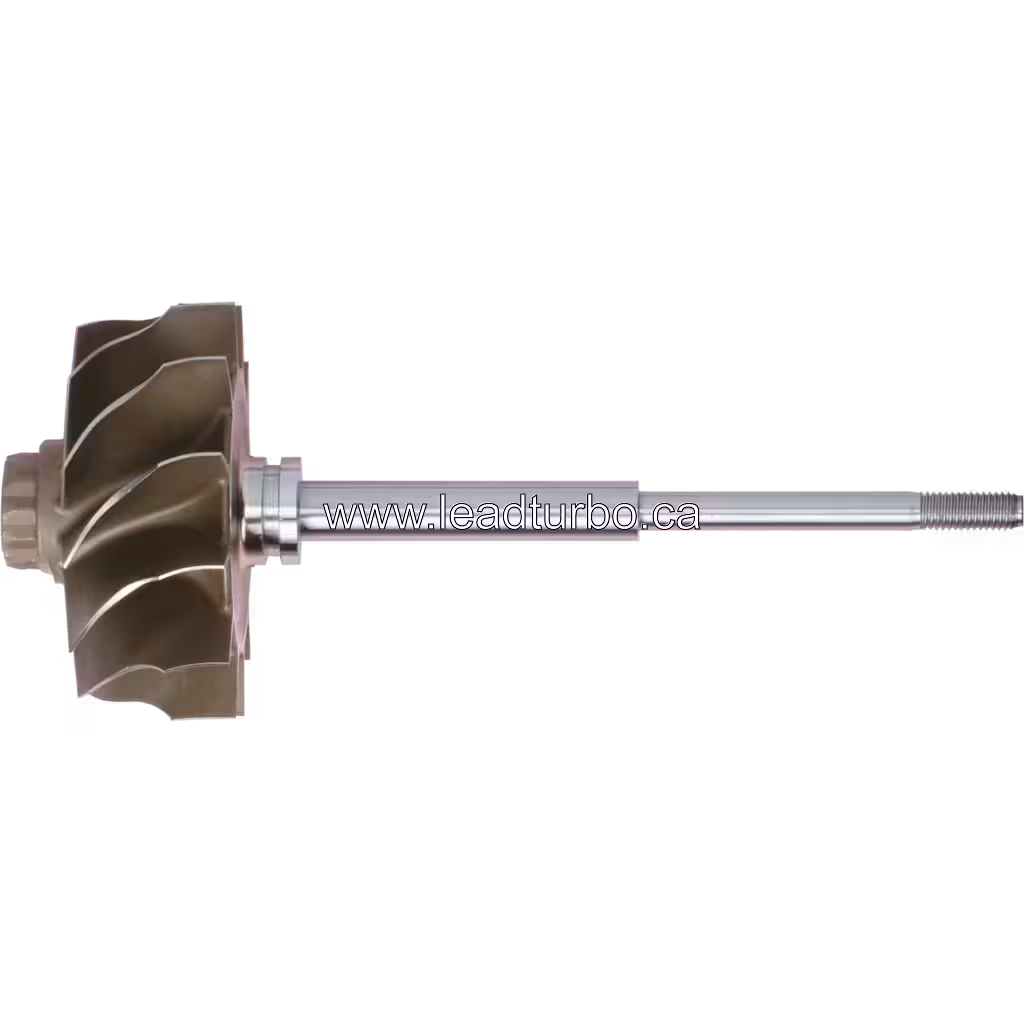 3535983 HX55 turbine wheel front view with radial blades