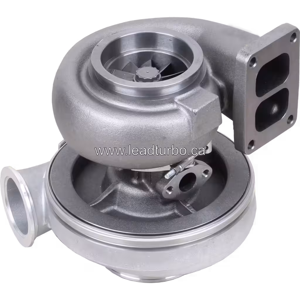 Турбокомпресор 3538772 HX60 для Scania DC16A та DSI14A bottom 45 degree view