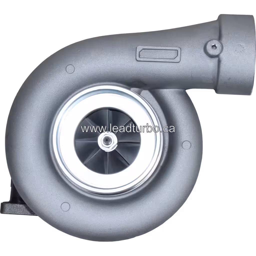 Turbosprężarka 3801847 HC5A do Cummins K19 Marine, widok z przodu