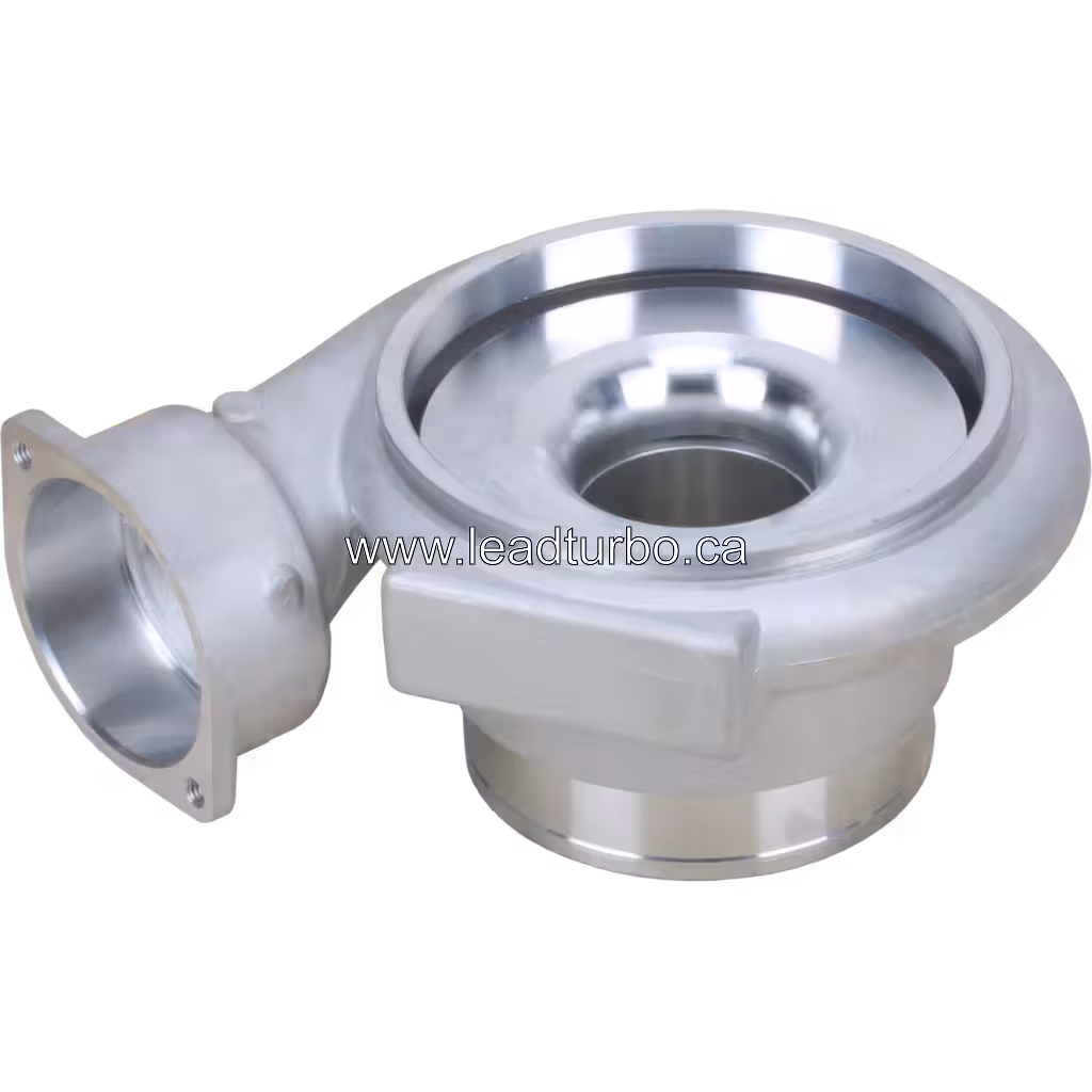 Корпус компресора 49132-05110 CH для TD09L-34QRC (Perkins 4006T) bottom 45 degree view