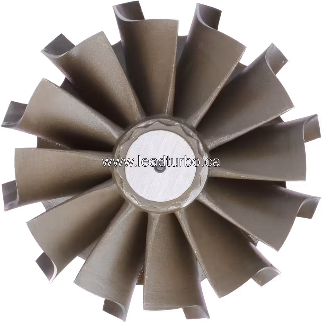 Radial turbine assembly for TD09L-34QRC with machined central hub