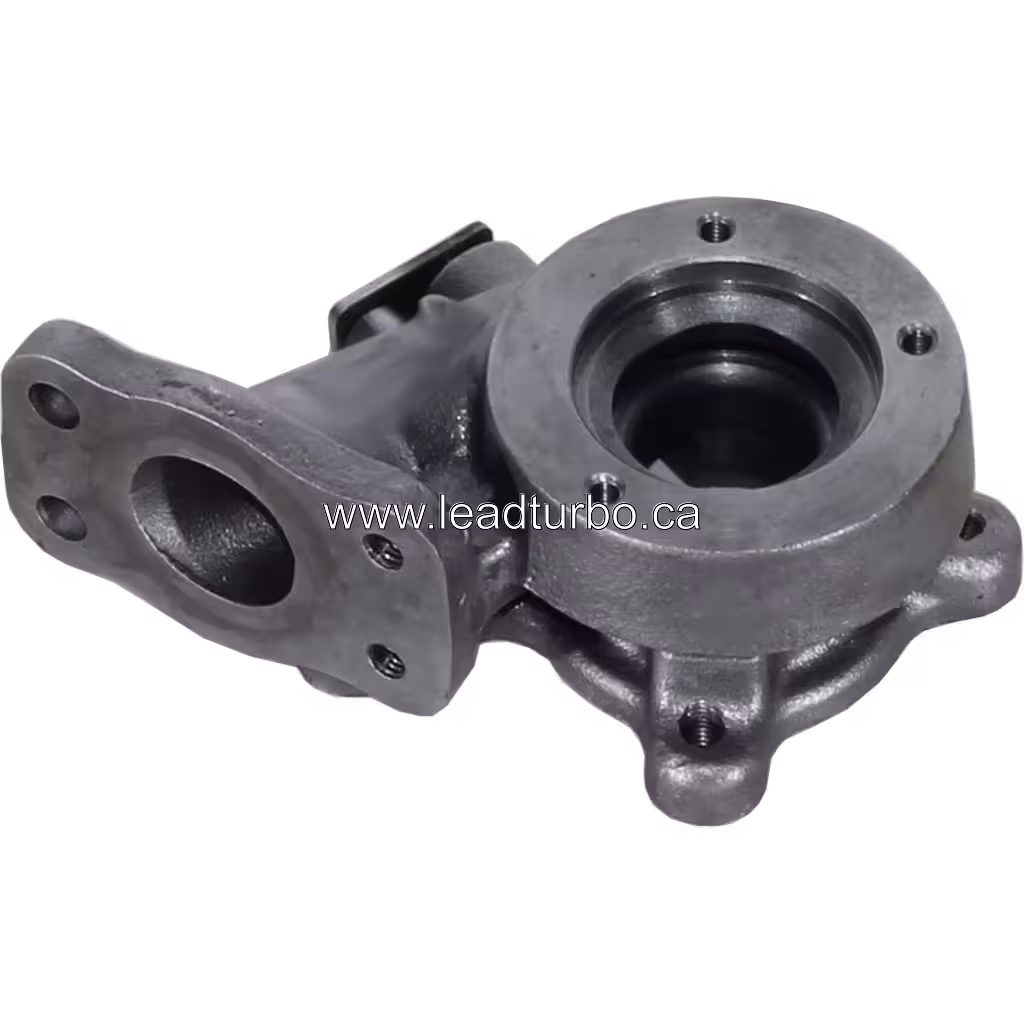 Корпус турбіни 5435-100-9015 для турбокомпресора KP35-1574CBC (Peugeot 206 HDI) bottom 45 degree view