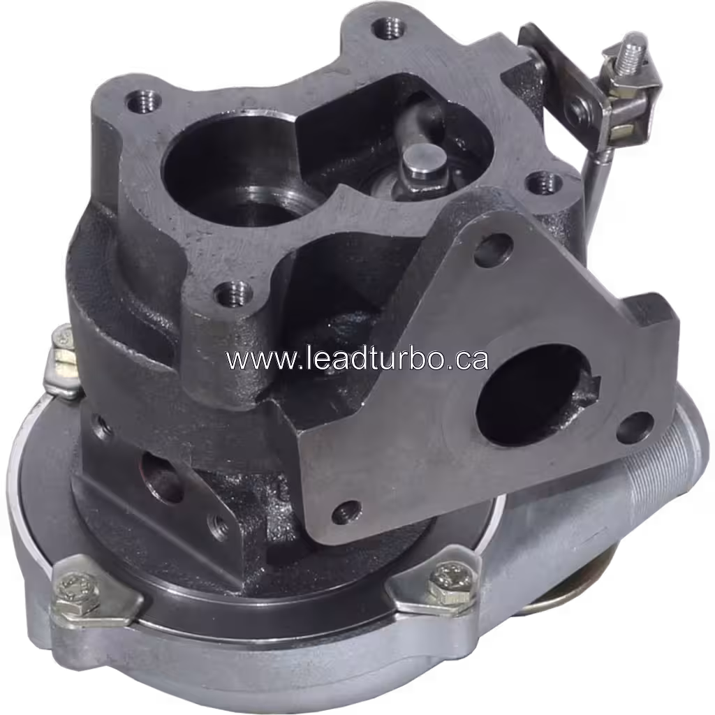 54359880002 Turbolader Ersatz für Renault Clio DCI K9K-702 bottom 45 degree view