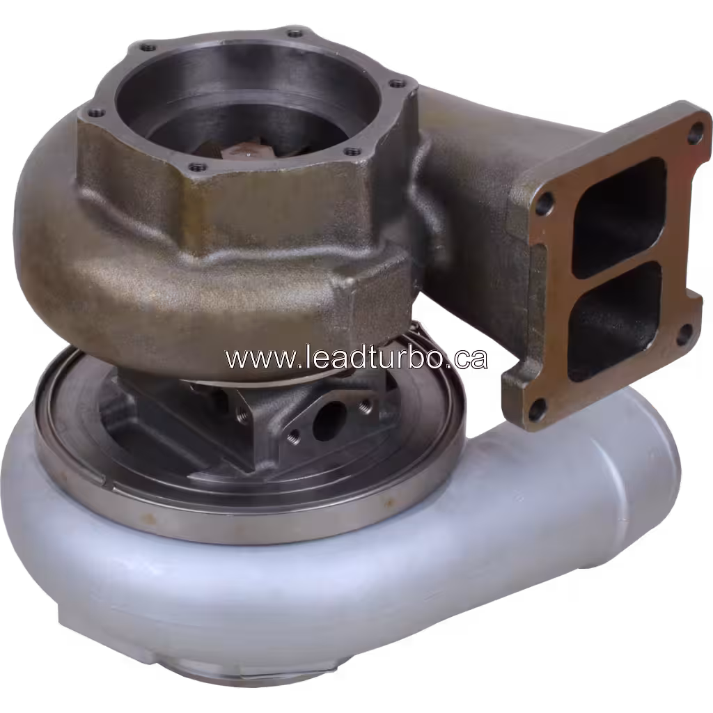 6502-52-5010 KTR130-33CAW Turbocharger Replacement for Komatsu HD465-7R bottom 45 degree view