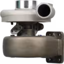 Turbo HX35 6509100-7080 com flange de escape de dupla porta e carcaça de compressor