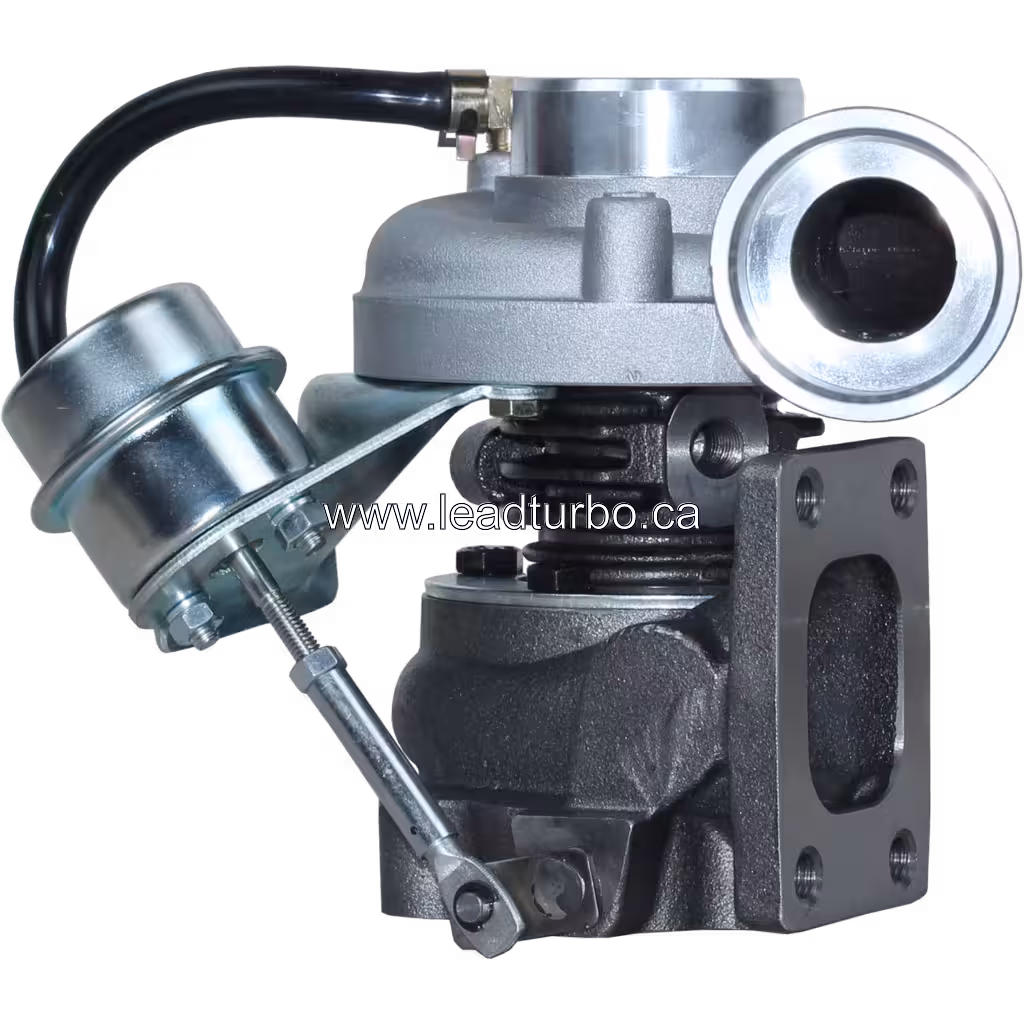 Turbolader 704090-0001 TB0299 mit silbernem Kompressor und schwarzem Turbinengehäuse