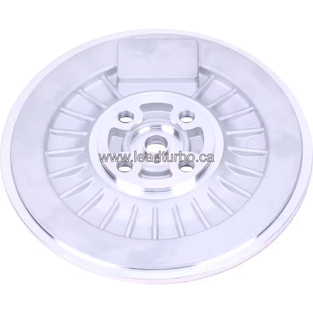 750853-0001 BP J96 Turbocharger Back Plate Replacement bottom 45 degree view