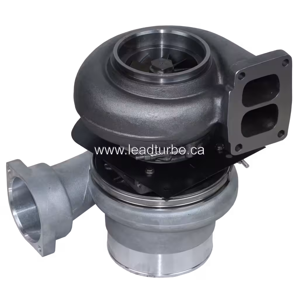 Турбокомпресор 8N6554 TL8106 заміна для CAT D9H 286D 594 bottom 45 degree view