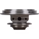 Vista frontal do bearing housing 1158-710-0001 BH com sulcos concêntricos
