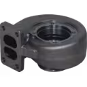Carcaça de turbina de metal fundido com abertura central usinada