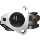Carcasa de turbina turbo Mitsubishi 4D56 vista frontal
