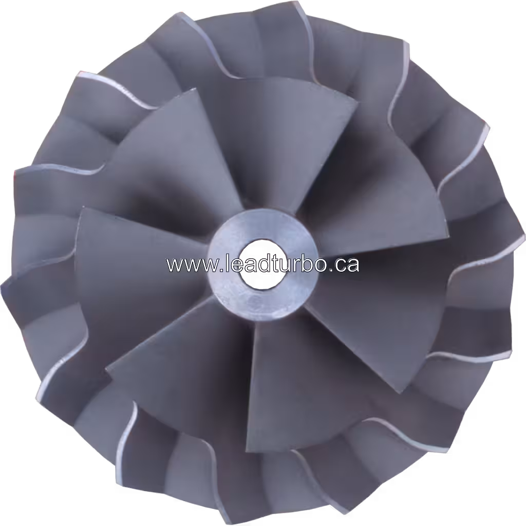 Vue de face du compressor wheel FOR 1988726 CW gris foncé