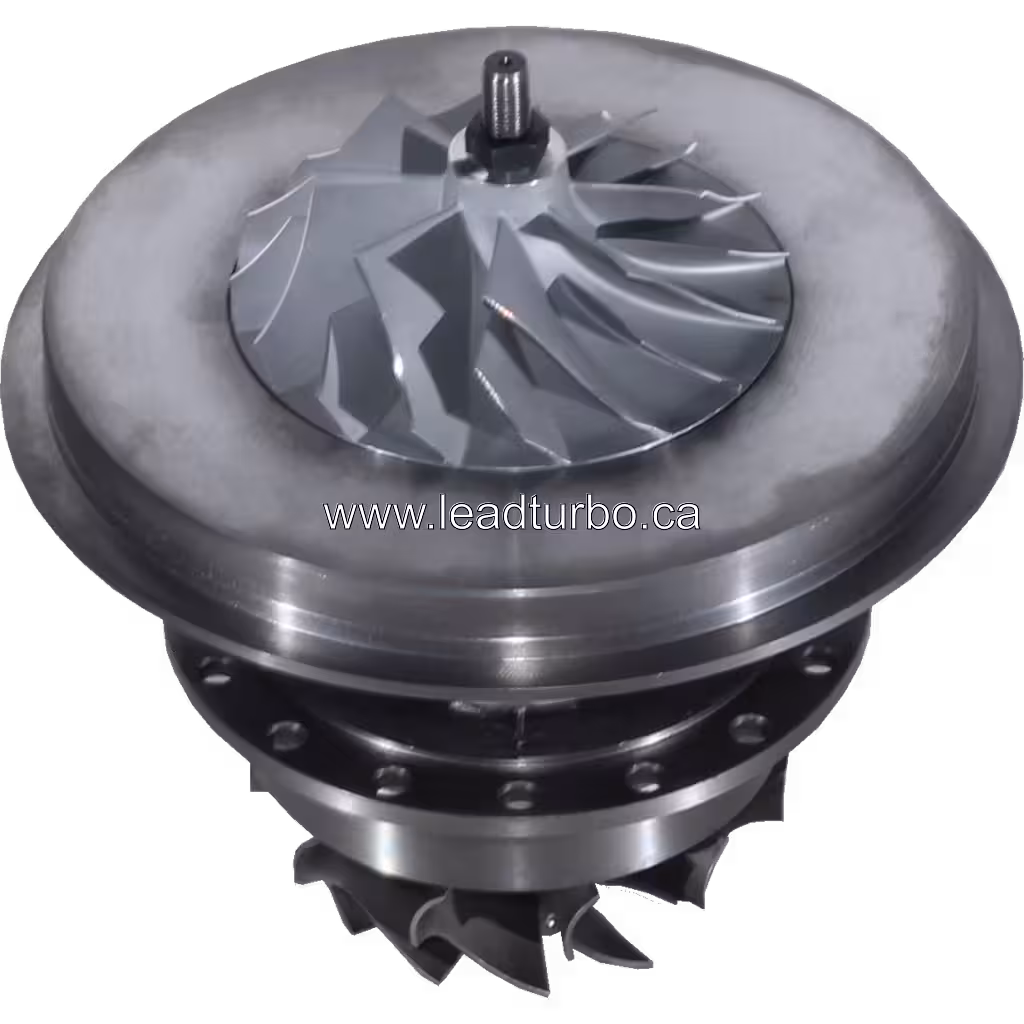Vista replacement del core FOR 407370-5 mostrando carcasas con bridas y eje central