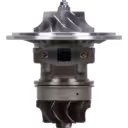 Vista frontal do Core 447450-0113 TBP420 com roda do compressor