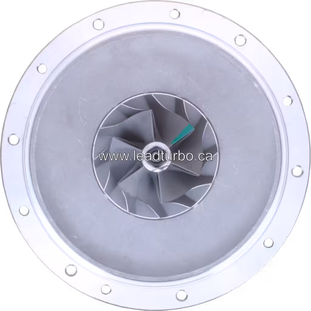 Core de turbocompresor RHF55 FOR 8980701432 con ruedas de turbina y compresor visibles