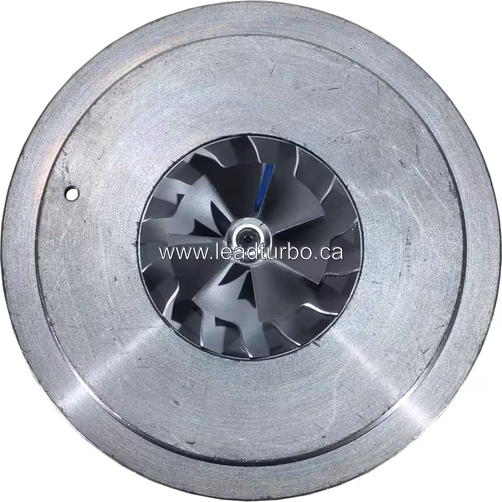 Vista frontal do core S200AG051 FOR 1770440 mostrando a roda do compressor
