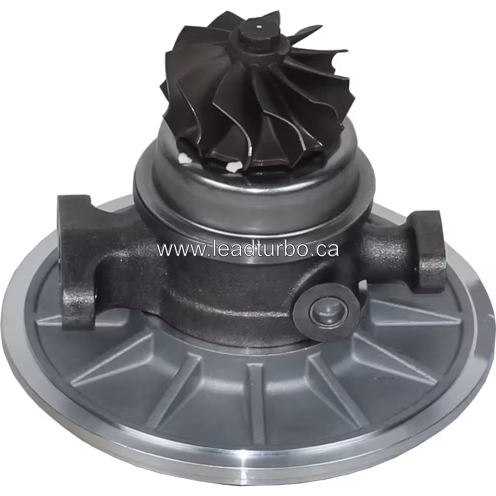 Detalle del alojamiento de rodamientos del core turbo HINO