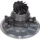 Detalle del alojamiento de rodamientos del core turbo HINO