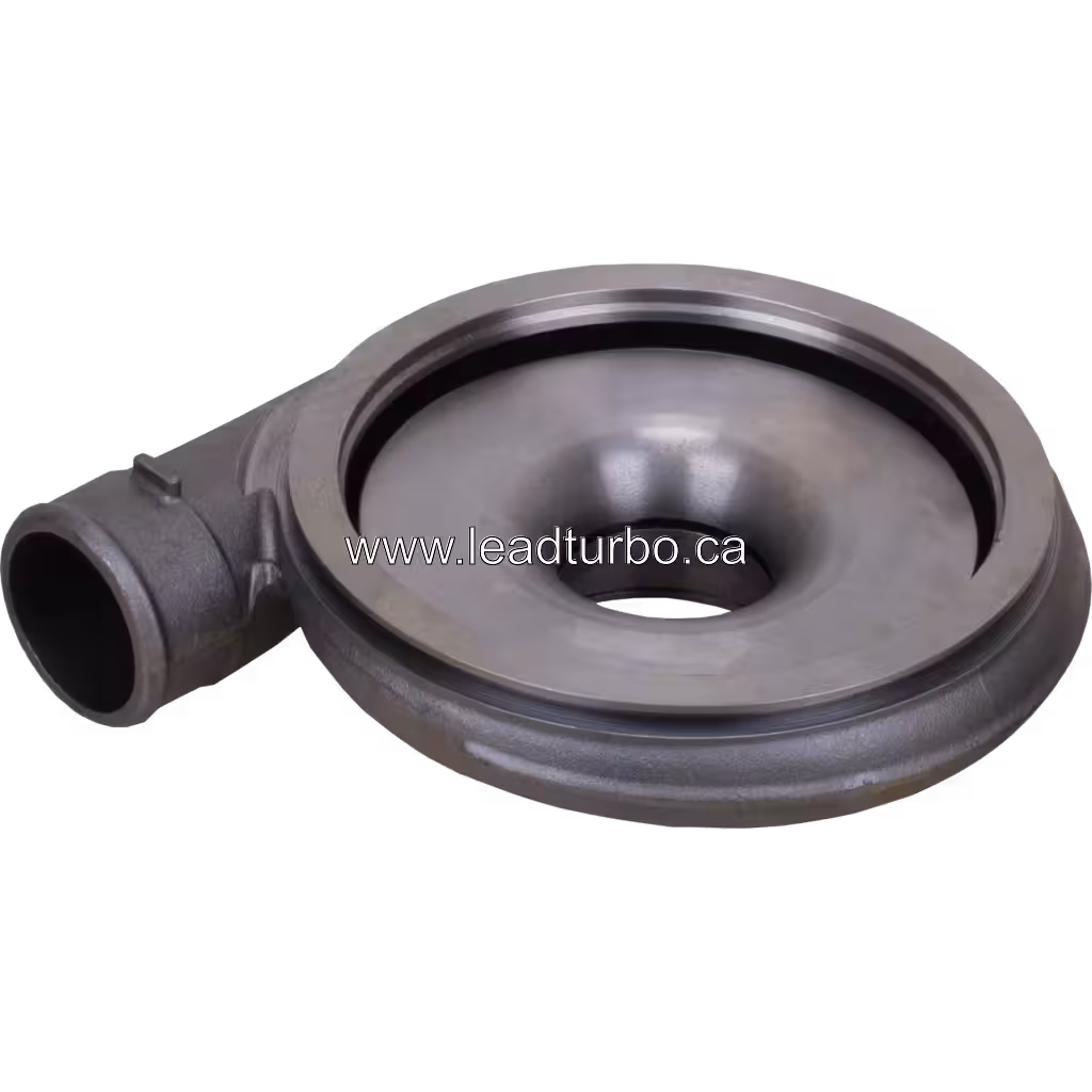 Корпус компресора турбокомпресора для Cummins QSK60/QSKV60 bottom 45 degree view