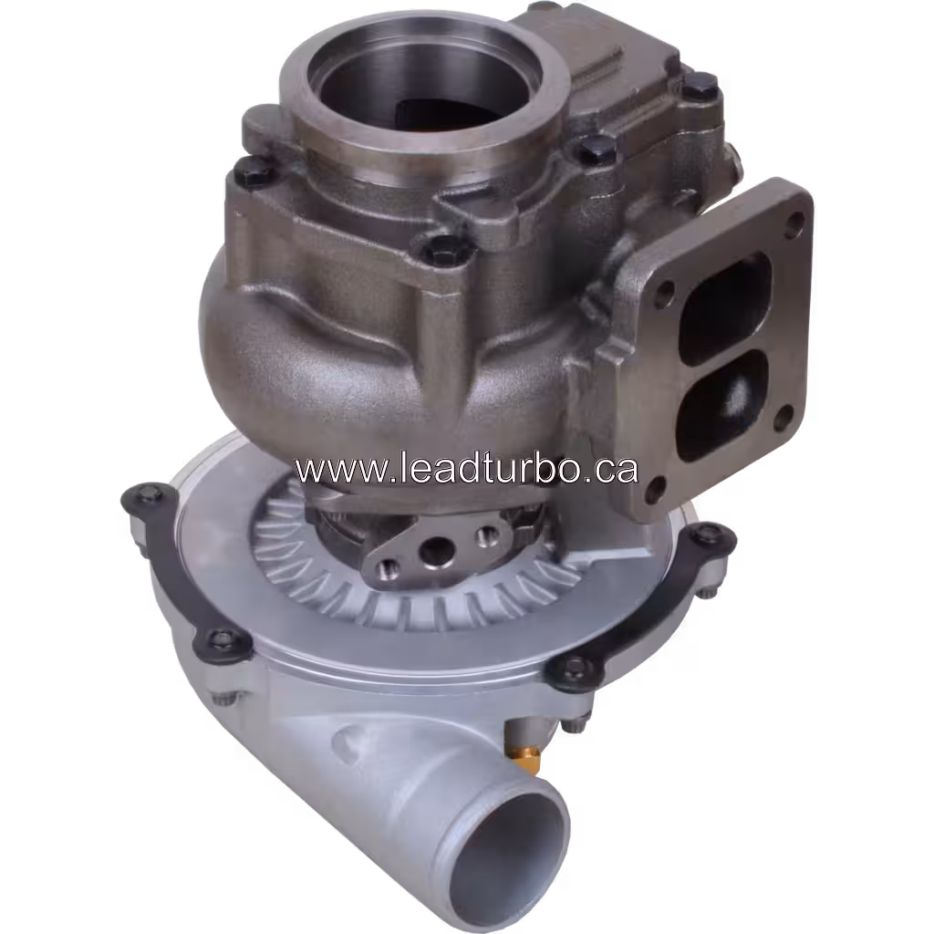 Турбокомпресор JM0013 GT3776S для Navistar DT466E bottom 45 degree view