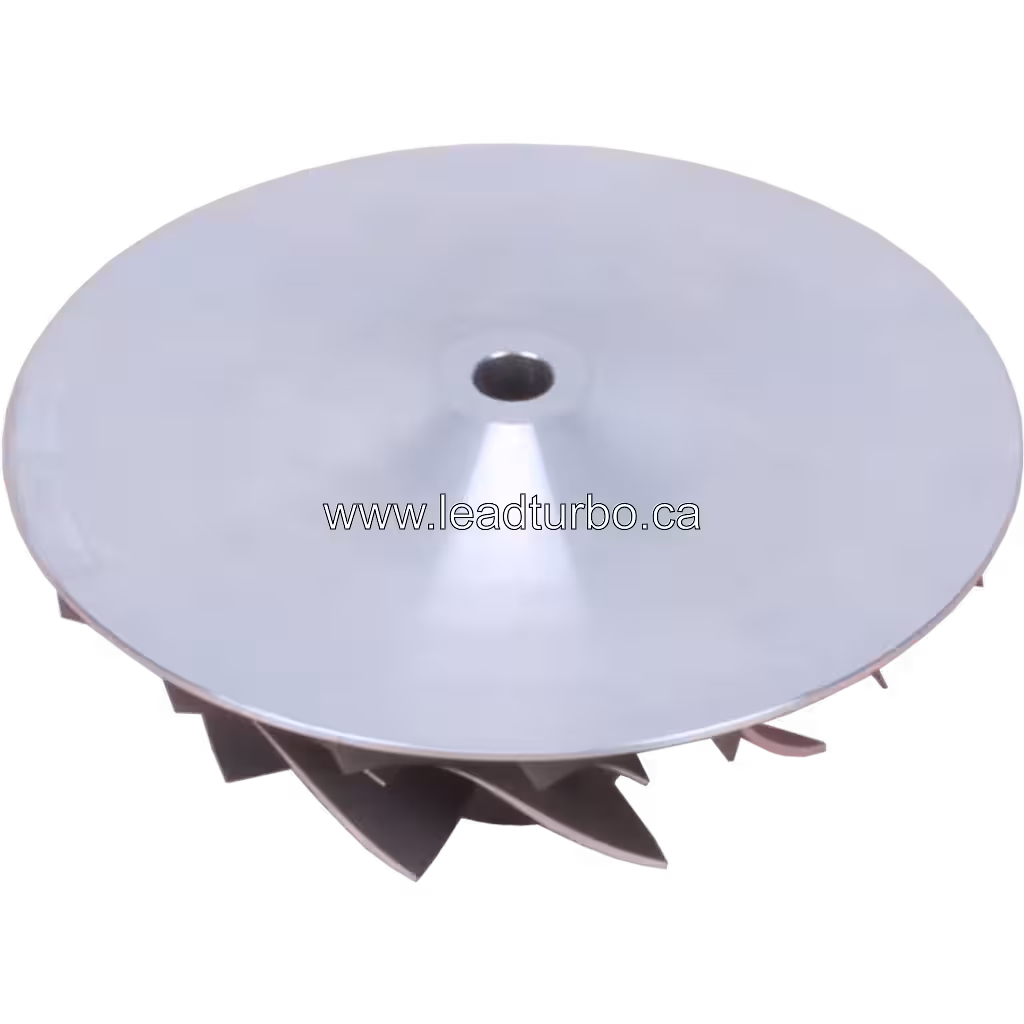 Koło kompresora 3533703 HX80 – zamiennik do Cummins KTA50 bottom 45 degree view