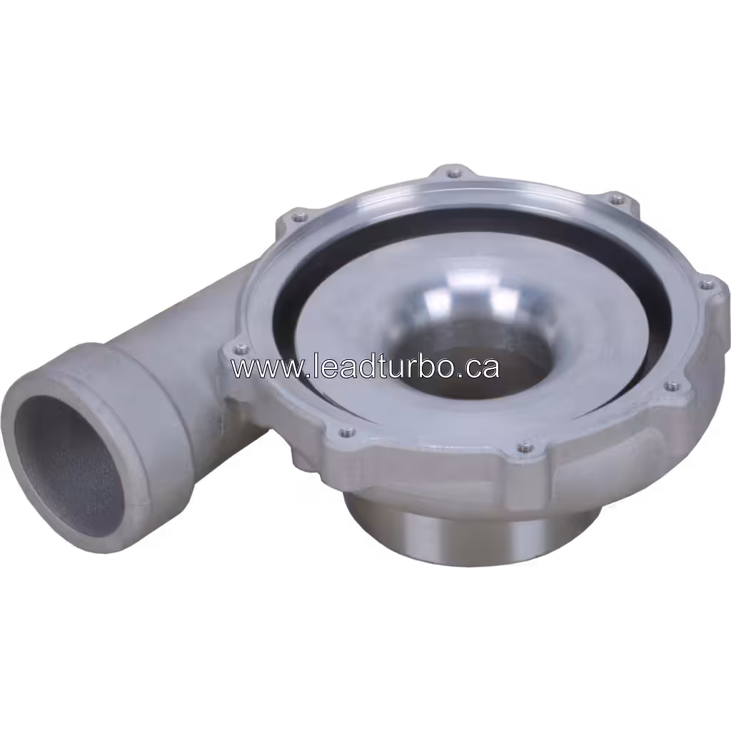 Obudowa sprężarki turbosprężarki Nothing do Cummins L10/LTA10 bottom 45 degree view