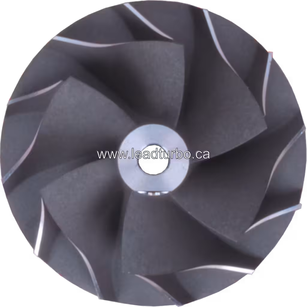 Roda Compressora de Turbocompressor para Isuzu 4JH1TC 130HP top view