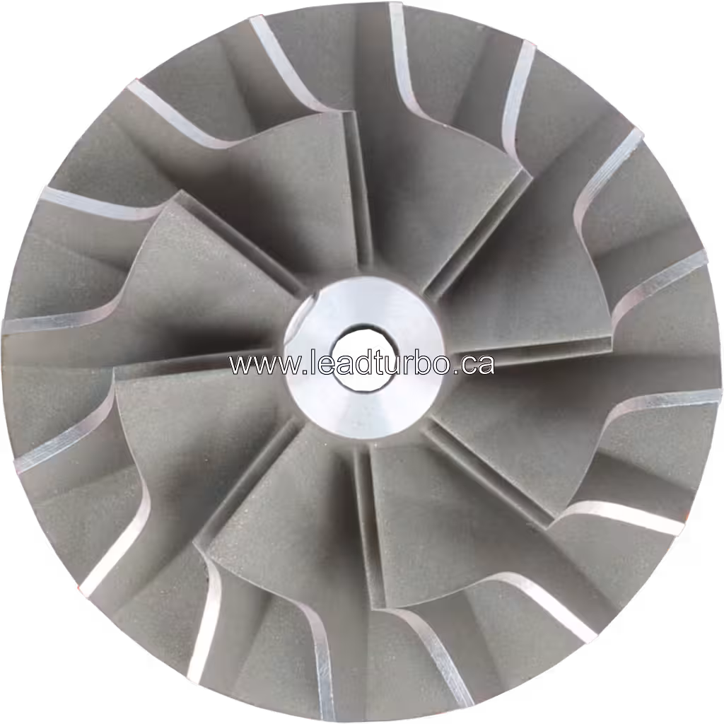 Roda Compressora de Turbocompressor para John Deere 6404T e 4620 top view