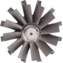 Roda de turbina 199796 vista frontal