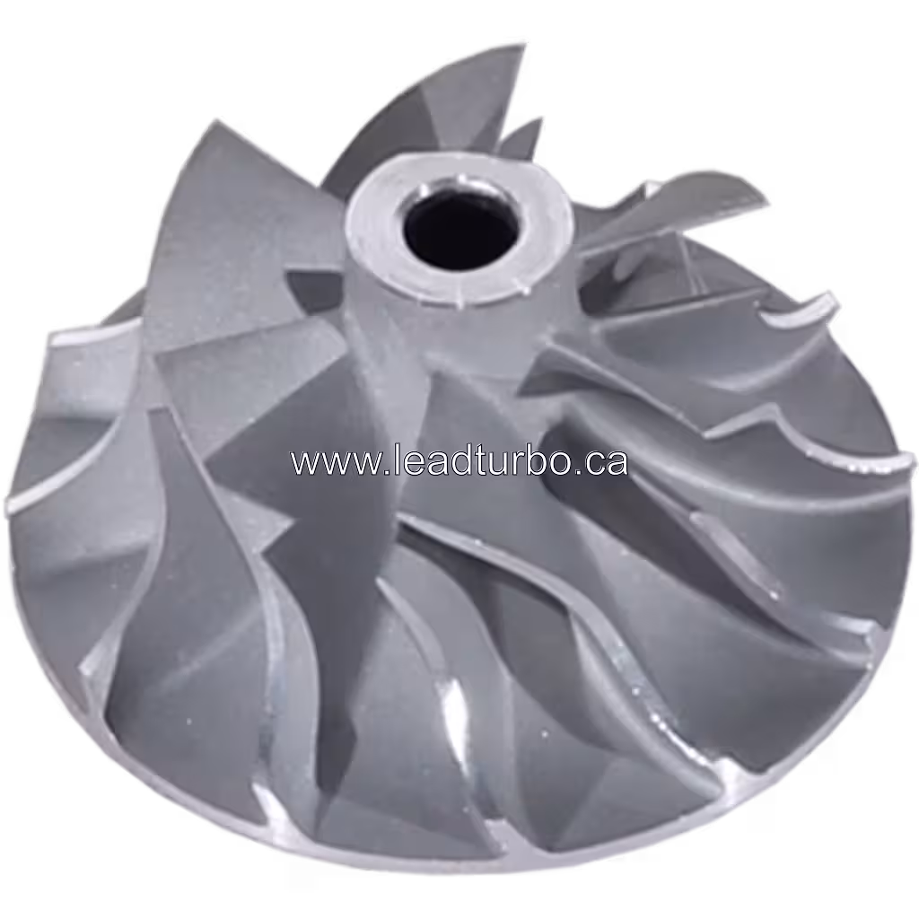 Roue de compresseur 313275 CW pour turbocompresseur J96 45 degree view