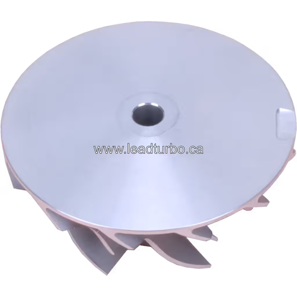 Roue de compresseur S100 04258199KZ CW pour moteur Deutz BF4M2012C bottom 45 degree view