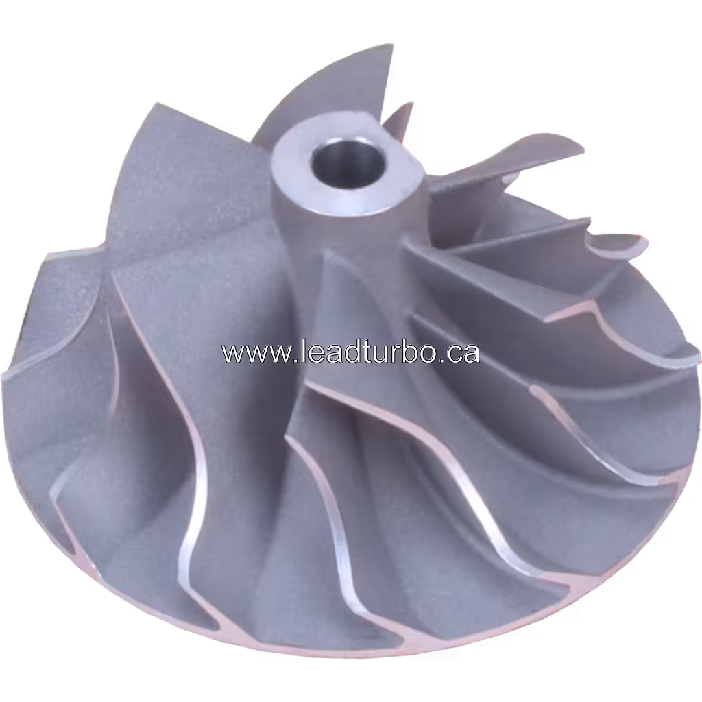 Roue de compresseur S100 04258199KZ CW pour moteur Deutz BF4M2012C 45 degree view