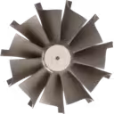 Rueda de Turbina 2882102 TW para Turbo HC5A Cummins thumbnail 2