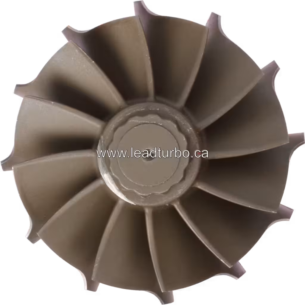 Vista replacement del eje y hub de la rueda de turbina CUMMINS ISM