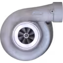 Turbo 3801803 HC5A para Cummins KTTA2300C vista frontal